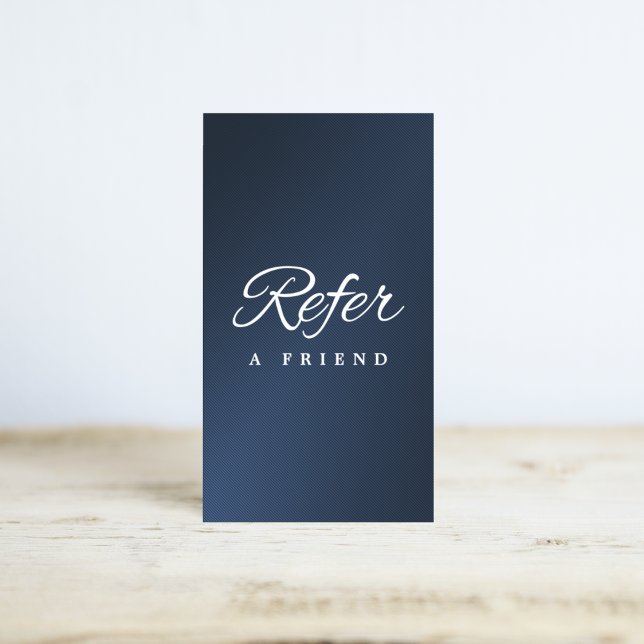 Carte de recommandation professionnelle minimalist (Minimalist Business Referral Card)