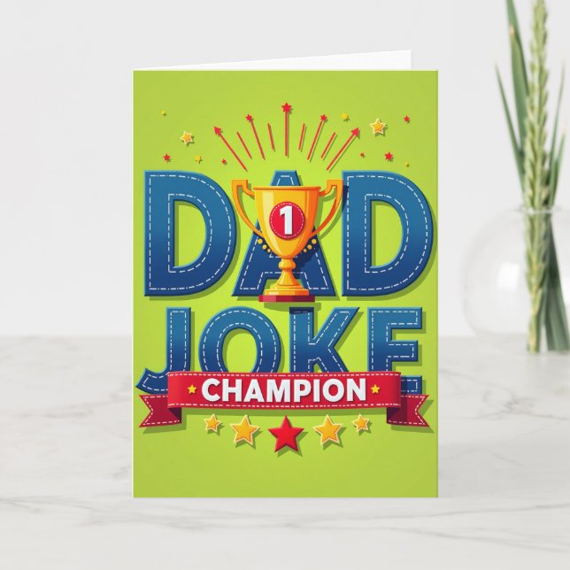 Carte de récompense "Meilleur Papa" en Denim (Devant)