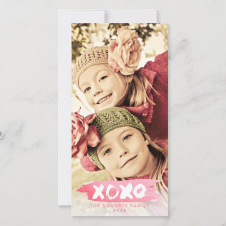 Carte de recouvrement de photo de Noël d'aquarelle