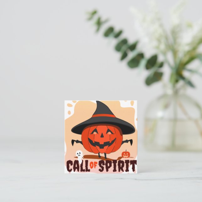 Carte De Réduction Appel de l'Esprit d'Halloween (Debout devant)