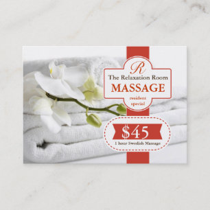 Carte De Réduction Bon de thérapie de massage