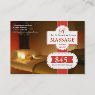 Carte De Réduction Bon de thérapie de massage