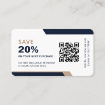 Business Logo Promotional Modern Navy Blue & Gold