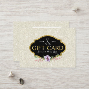 Carte De Réduction Certificat-prime en ivoire floral de parties