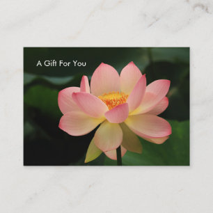 Carte De Réduction Chèque-cadeau de thérapeute de massage de fleur 