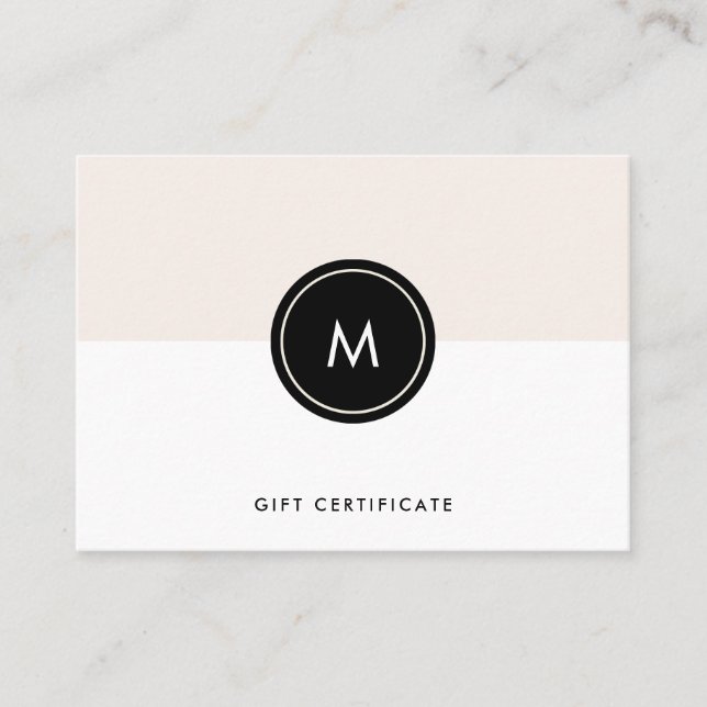 Carte De Réduction Chic rougissent certificat-prime de rose et de (Devant)