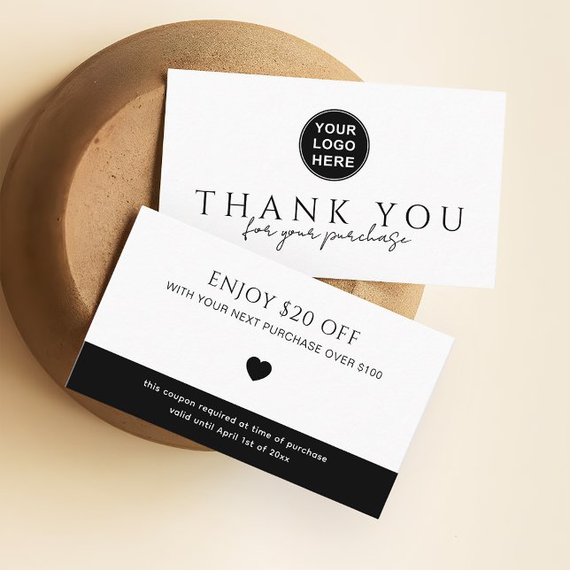 Carte De Réduction Client de marketing pour petite entreprise (Créateur téléchargé)