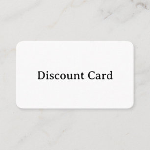 Carte De Réduction Créez votre propre modèle standard arrondi 3,5" x