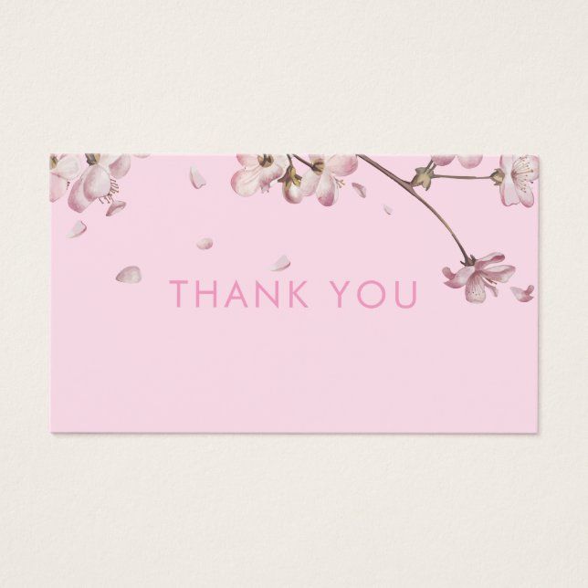 Carte de réduction de remerciement pour Fleur de C (Devant)