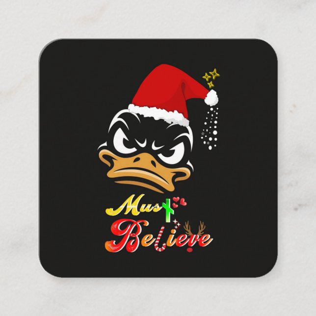 Carte De Réduction Doit Croire Noël (Devant)