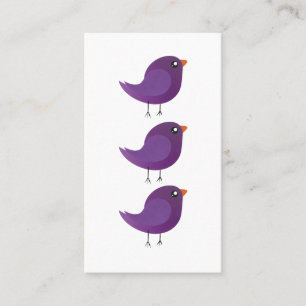 Carte De Réduction Enfants mignonette birdy