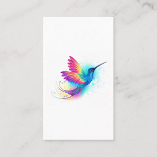 Carte De Réduction Exotic Rainbow Hummingbird