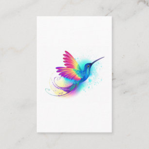 Carte De Réduction Exotic Rainbow Hummingbird