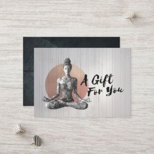 Carte De Réduction Instructeur de méditation Yoga Reiki Master Lotus