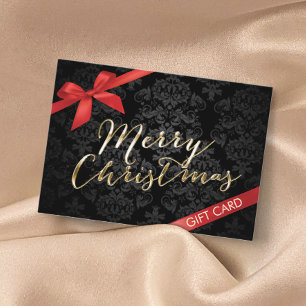 Carte De Réduction Joyeux chèques-cadeaux de Noël