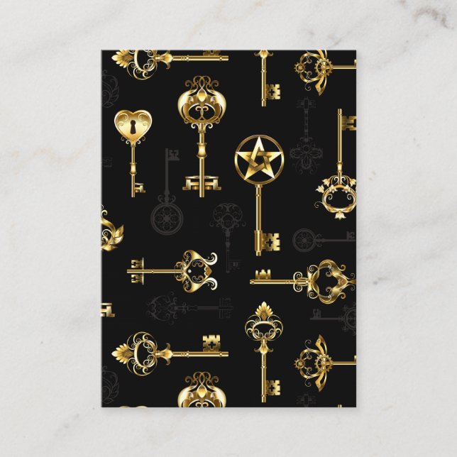 Carte De Réduction Les Patters de Seamless avec Golden Keys (Devant)