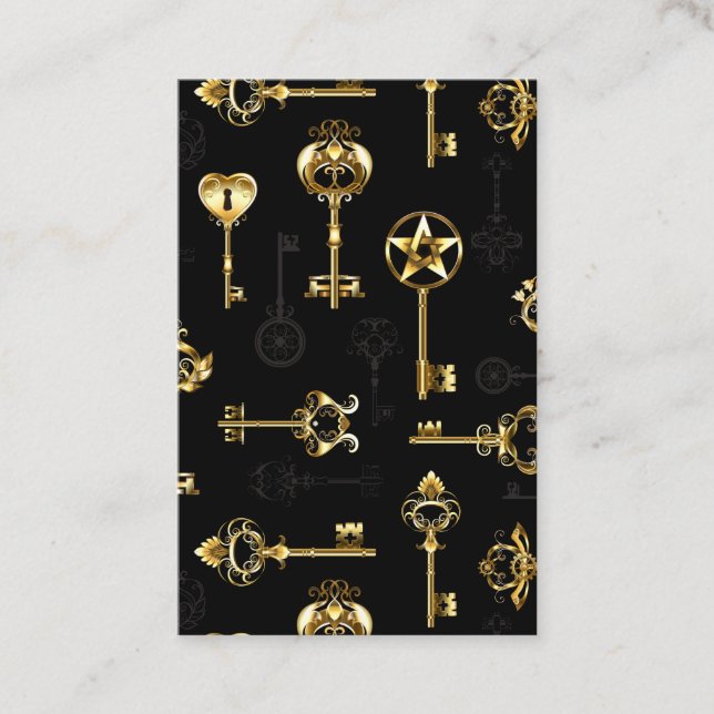 Carte De Réduction Les Patters de Seamless avec Golden Keys (Devant)