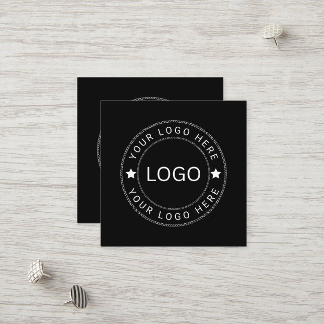 Carte De Réduction Logo personnalisé (Devant/Arrière en situation)