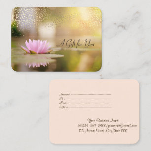 Carte De Réduction Lotus, Confetti, Spa, Massage