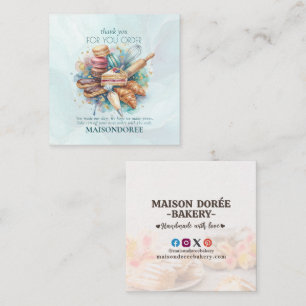 Carte De Réduction Magasin de Boulangerie Pâtisserie Gâteau Boulanger