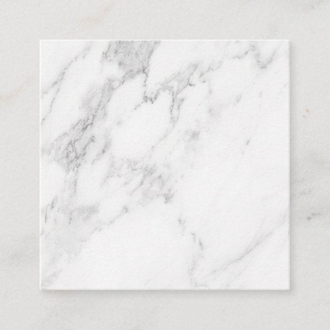 Carte De Réduction Marbre Blanc (Devant)