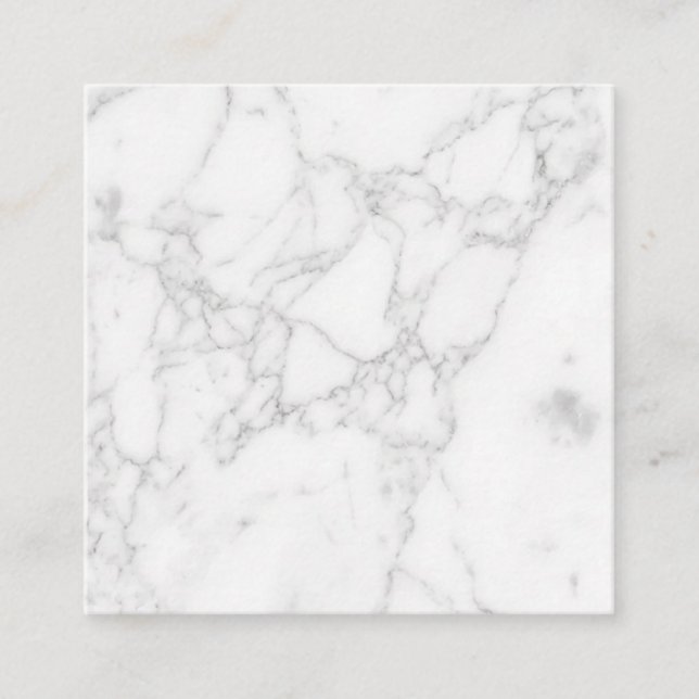 Carte De Réduction Marbre Blanc (Devant)
