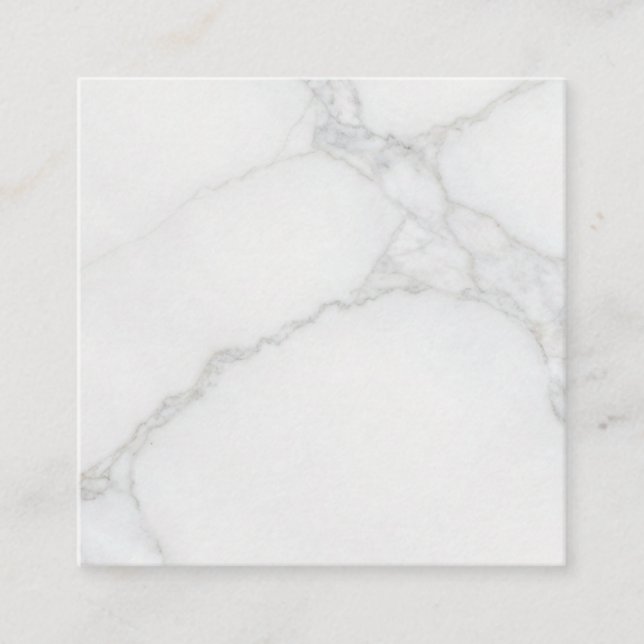 Carte De Réduction Marbre Blanc (Devant)