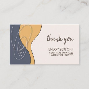 Carte De Réduction Merci pour votre fidélité professionnelle