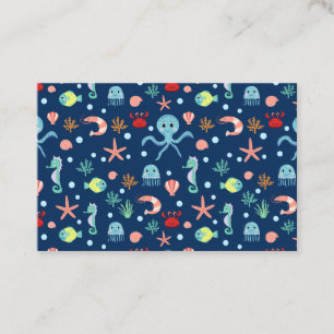 Carte De Réduction Monde marin