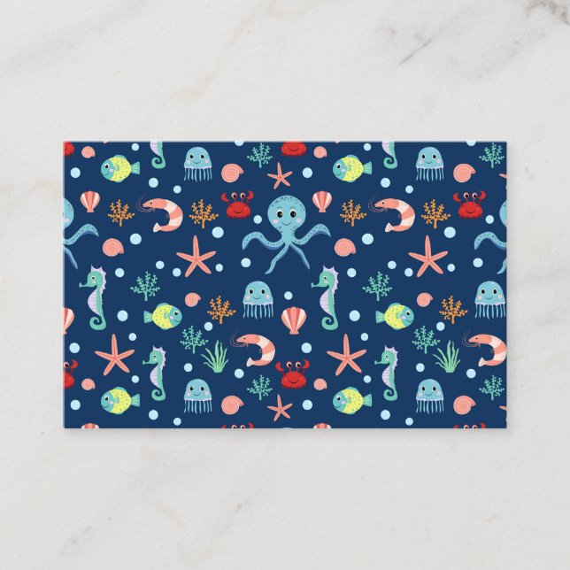 Carte De Réduction Monde marin (Devant)