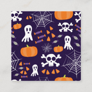 Carte De Réduction Motif amusant d'Halloween