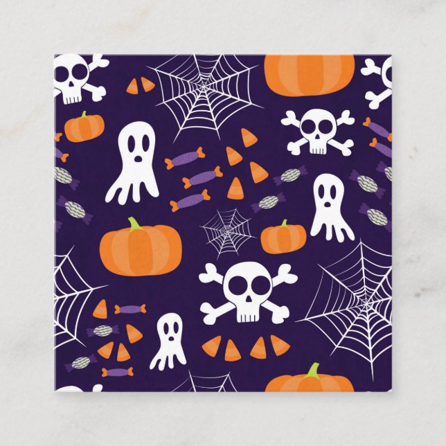 Carte De Réduction Motif d'Halloween amusant (Devant)