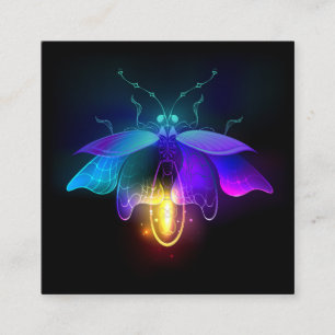 Carte De Réduction Neon Firefly sur noir