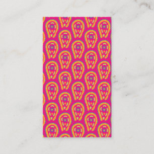 Carte De Réduction Paisley coloré