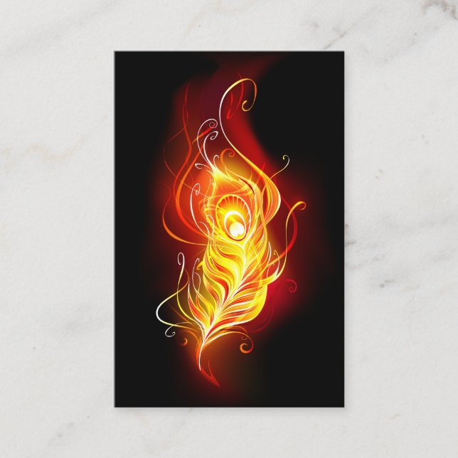 Carte De Réduction Plumes de paquetage de feu (Devant)