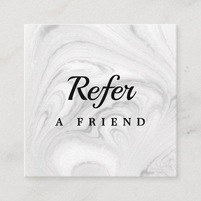 Carte De Réduction Professional Salon & Spa Referral Card | Editable  (Devant)