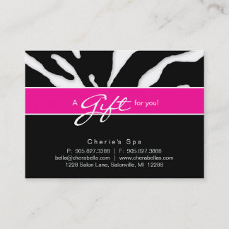 Carte De Réduction Rose animal de 232 de salon de chèque-cadeau