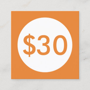 Carte De Réduction tache d'orange de certificat-prime