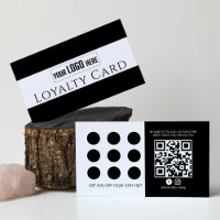 Timbre ou poinçon client de Loyauté du code QR mod