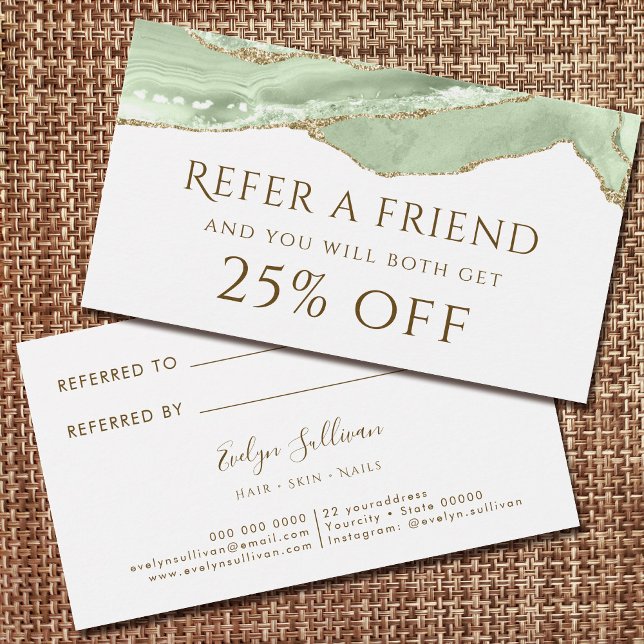 Carte de référence Jade Green Agate (Créateur téléchargé)