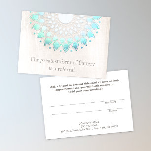 Carte de référence Lotus Holistic Health and Welln