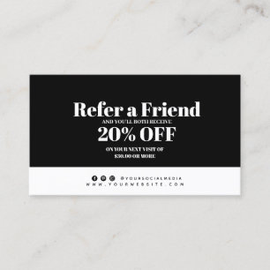 Carte de référence minimaliste en noir et blanc
