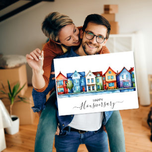 Carte de référence pour l'anniversaire de la maiso