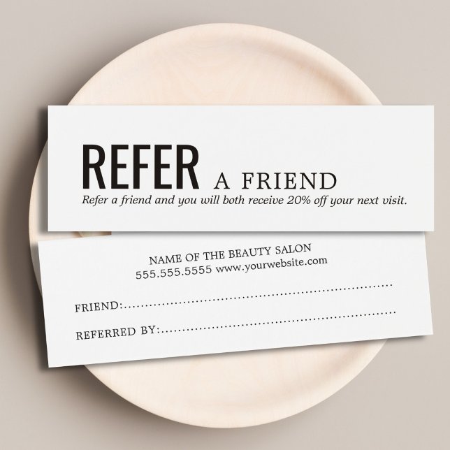 Carte de référence simple et élégante en noir et b (Créateur téléchargé)