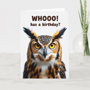 Carte de Regard de Hibou à Points