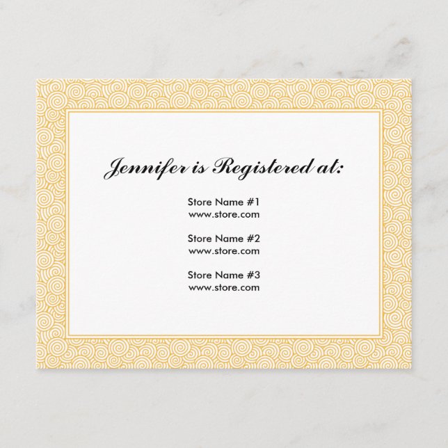 Carte de registre Spiral (Devant)