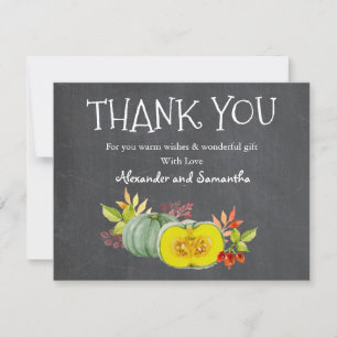 Carte de remerciement à l'aquarelle du tableau noi