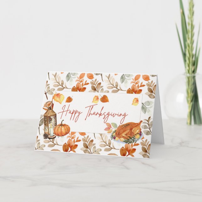 CARTE DE REMERCIEMENT ABONDANTE (Devant)