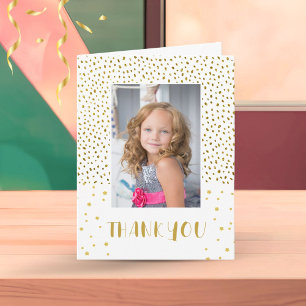 Carte de remerciement anniversaire fille enfants p