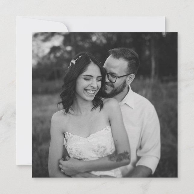 Carte de remerciement Apostrophe (Devant)